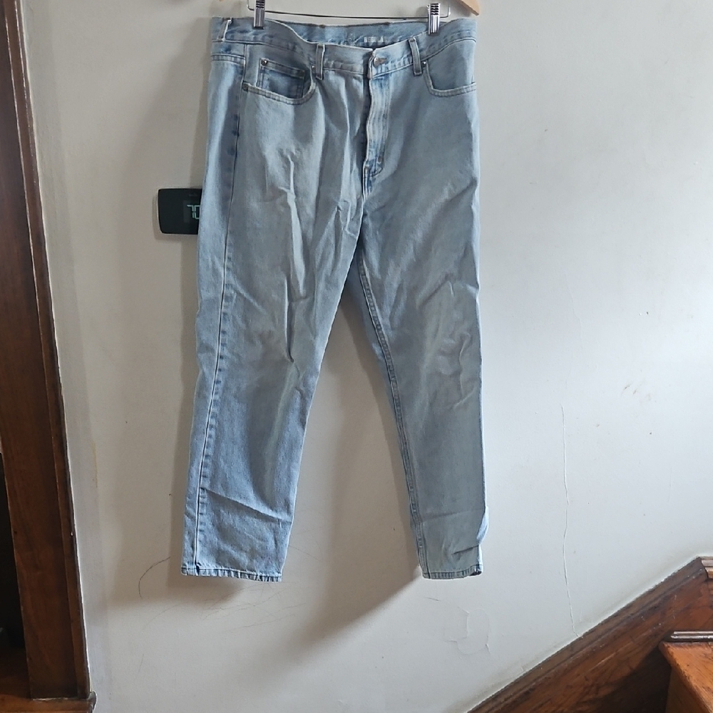 George Light Blue Slim Straight Jeans